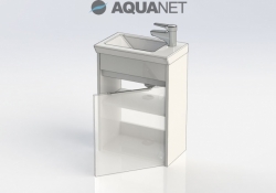 AQUANET, Комплект для ванной Aquanet Дувр 45 Белый