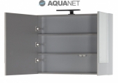 AQUANET, Зеркало-шкаф Aquanet Верона 90 Черное