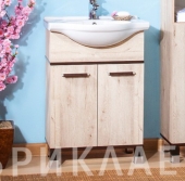 БРИКЛАЕР, Комплект для ванной Бриклаер Карибы 60 Венге/Дуб кантри