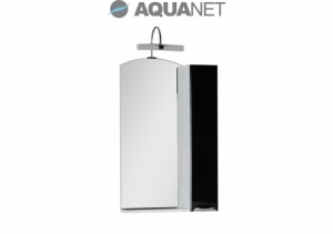 AQUANET, Зеркало-шкаф Aquanet Асти 55 Черное