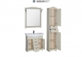AQUANET, Комплект для ванной Aquanet Луис 90 бежевый