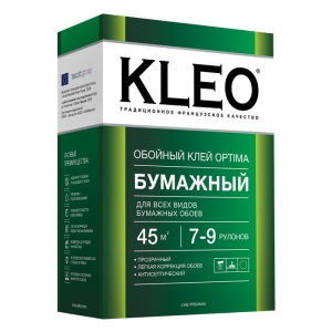 KLEO, Клей KLEO Optima Line Premium  для всех видов бумажных обоев 7-9 рул  