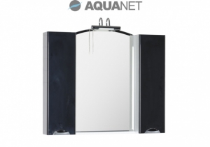 AQUANET, Зеркало-шкаф Aquanet Асти 105 Черное