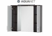 AQUANET, Зеркало-шкаф Aquanet Тиана 90 Венге
