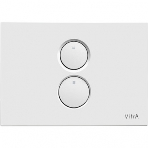 VITRA, Клавиша смыва VitrA Twin 740-0200 белый глянец