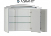 AQUANET, Зеркало-шкаф Aquanet Тренто 120 белое