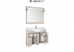 AQUANET, Комплект для ванной Aquanet Тесса 85 Жасмин/Сандал
