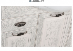AQUANET, Тумба с раковиной Aquanet Тесса 105 Жасмин/Серебро