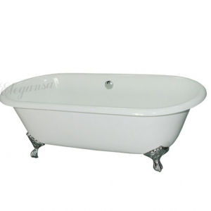 ELEGANSA, Чугунная ванна Elegansa Gretta Chrome (170х75х46)   