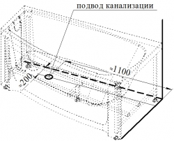 RADOMIR, Акриловая ванна  Vannesa  Мэги 140x80 см