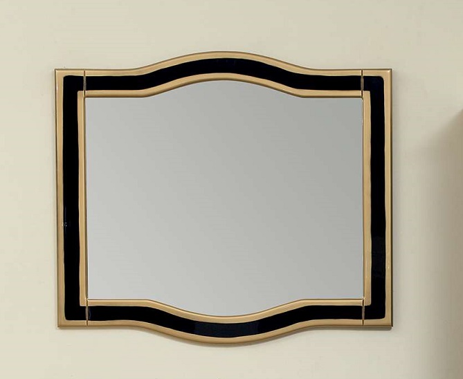 TIMO, Зеркало Ellen 90 M (черный с золотом)