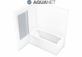 AQUANET, Шторка на ванну Aquanet AQ4-R узорчатое стекло 