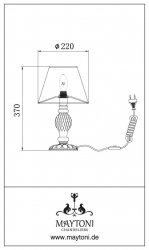 MAYTONI, Настольная лампа ARM220-11-W