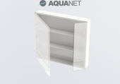 AQUANET, Зеркало-шкаф Aquanet Верона 75 белое