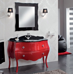 CEZARES, Комплект для ванной Cezares Carlotta 130 Красный
