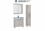 AQUANET, Комплект для ванной Aquanet Донна 90 Беленый дуб
