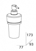 FBS, Дозатор для жидкого мыла Universal UNI028 (компонент)