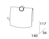 FBS, Держатель для бумаги с крышкой Universal UNI048 (компонент)