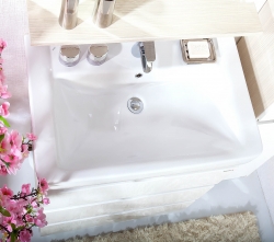 БРИКЛАЕР, Тумба для ванной Бриклаер Токио 70 светлая лиственница