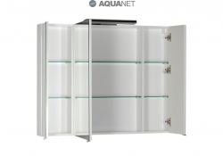 AQUANET, Зеркало-шкаф Aquanet Орлеан 105 Белый