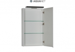 AQUANET, Зеркало-шкаф Aquanet Орлеан 50 Белый