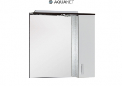 AQUANET, Зеркало-шкаф Aquanet Тиана 75 Венге