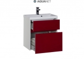 AQUANET, Комплект для ванной Aquanet Латина 70 с 2 ящ Белый 