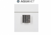 AQUANET, Комплект для ванной Aquanet Мадонна 90 Черный (Swarovski)