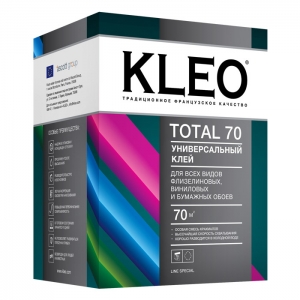 KLEO, Клей KLEO TOTAL 70  для всех видов флизелиновых, виниловых и бумажных обоев 