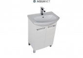 AQUANET, Комплект для ванной Aquanet Парма 65 Белый  2 дв