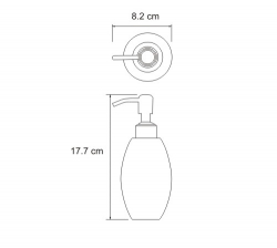 WASSERKRAFT, Дозатор для жидкого мыла Ruwer K-6799