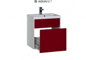 AQUANET, Комплект для ванной Aquanet Латина 70 с 1 ящ Белый 