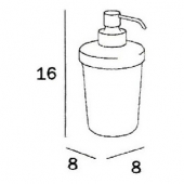 INDA, Дозатор для жидкого мыла Logic A4667A