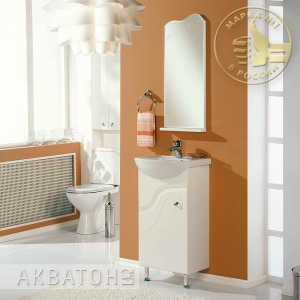 АКВАТОН, Комплект для ванной Акватон Колибри 45 Белый