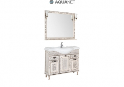 AQUANET, Комплект для ванной Aquanet Тесса 105 Жасмин/Сандал
