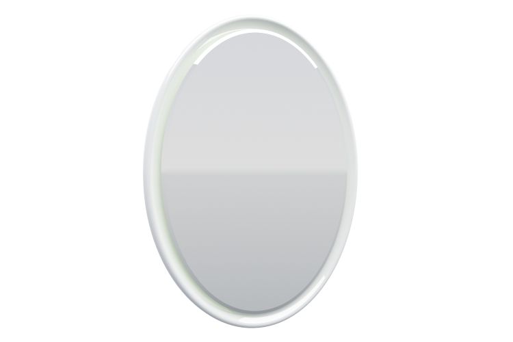 INGENIUM, Зеркало Fusion 70 овал/ белый глянец