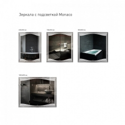 ALAVANN, Зеркало для ванной Alavann Monaco 60