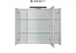 AQUANET, Зеркало-шкаф Aquanet Франка 105 Белый