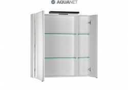 AQUANET, Зеркало-шкаф Aquanet Франка 85 Белый