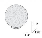 FBS, Стеклянный компонент (К-ВР) Universal UNI019 бел.капля