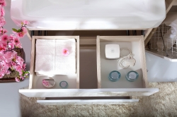 БРИКЛАЕР, Комплект для ванной Бриклаер Токио 60 светлая лиственница