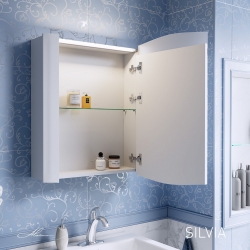 ALAVANN, Зеркало-шкаф для ванной Alavann Silvia 60